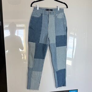 Patchwork Denim Jeans